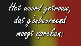 De Brabançonne - Belgisch Volkslied / Belgian National Anthem (lyrics)