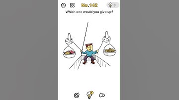 Brain out 142 level || Walk through solution || Which one would you give up.