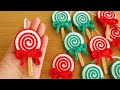 🎄EASY Crochet Christmas Lollipop 🍭 Tree Ornament 😍 Super easy 😍