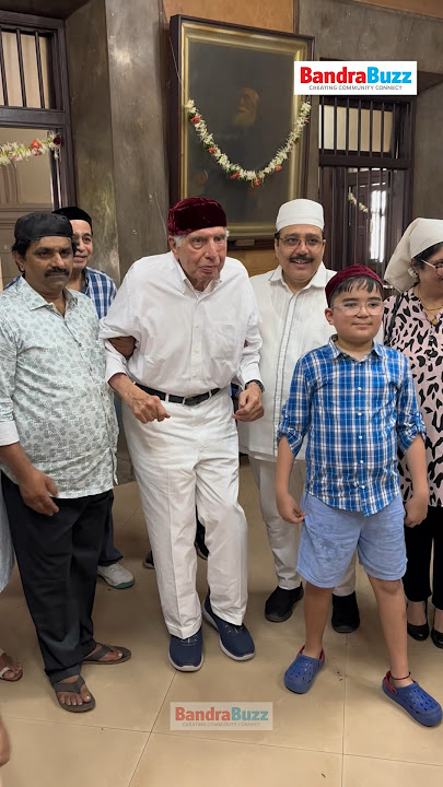 Ratan Tata was spotted at the Tata Agiary in Bandra, honoring Parsi New Year