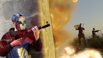 THEY TRIED TO RAID ME 3 TIMES IN A ROW - Rust SOLO MOVIE