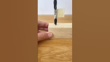 Simple way to set drilling depth #shorts #woodworking