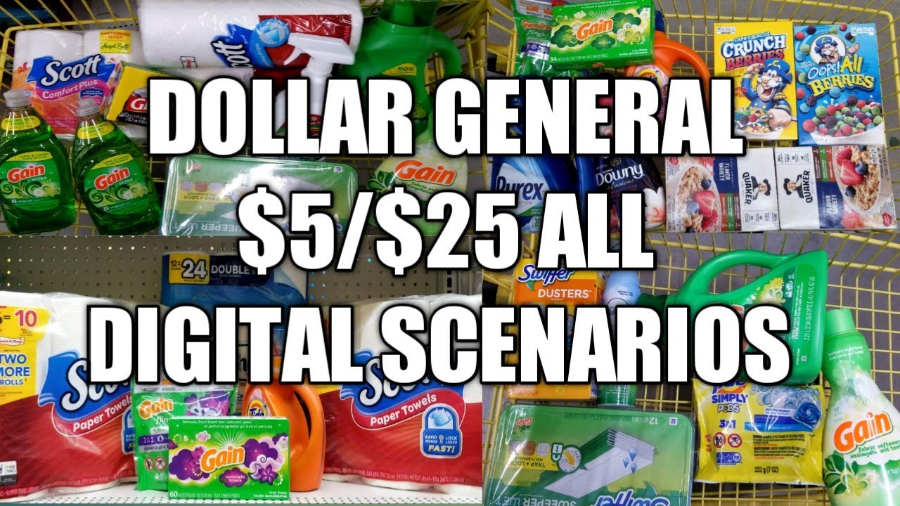 DOLLAR GENERAL 5/25 ALL DIGITAL SCENARIOS FOR OCTOBER 19TH YouTube