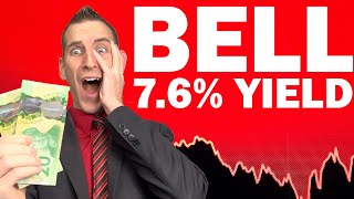 Canadian Dividend Stock Crashing | TSE: BCE - 7.6% YIELD