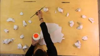 Paper Voronoi Sculpture - Parametric modeling - Grasshopper for Rhino