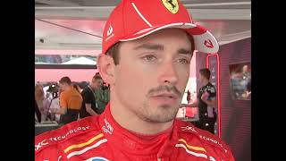 Charles Leclerc post qualifying interview in Spain after finishing P5 | Spanish GP 2024