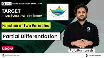 Partial Differentiation in Function of two variables | L-3 | IIT JAM
