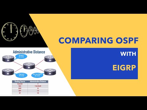 Vídeo: Diferença Entre EIGRP E OSPF