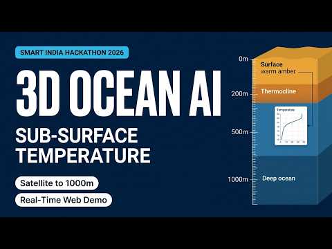 OceanEmbed:3D Subsurface Ocean Temperature from Satellite AI | SIH 2026 Working Demo (Team Kosmonyx)