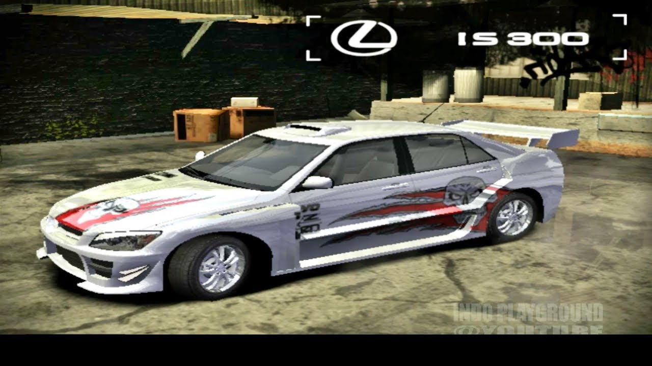 LEXUS IS 300 Need for Speed Most Wanted 2005 BLACK EDITION