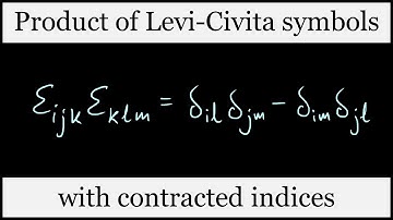 Product of Levi-Civita symbols with contracted indices
