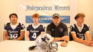 Helena Independent Record High School Football Media Day East Helena Vigilantes