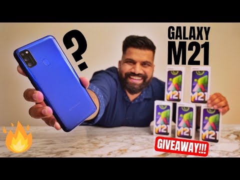 Samsung Galaxy M21 Unboxing & First Look | 48MP + 6000mAh #WattaMonster? GIVEAWAY
