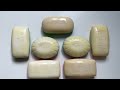 ASMR cutting dry two-color soap