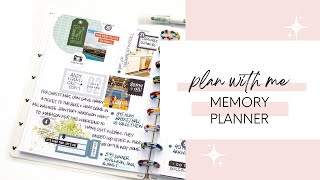 Plan With Me | Memory Planner | Memory Keeping | Stop The Blur | The Happy Planner | Erin Condren