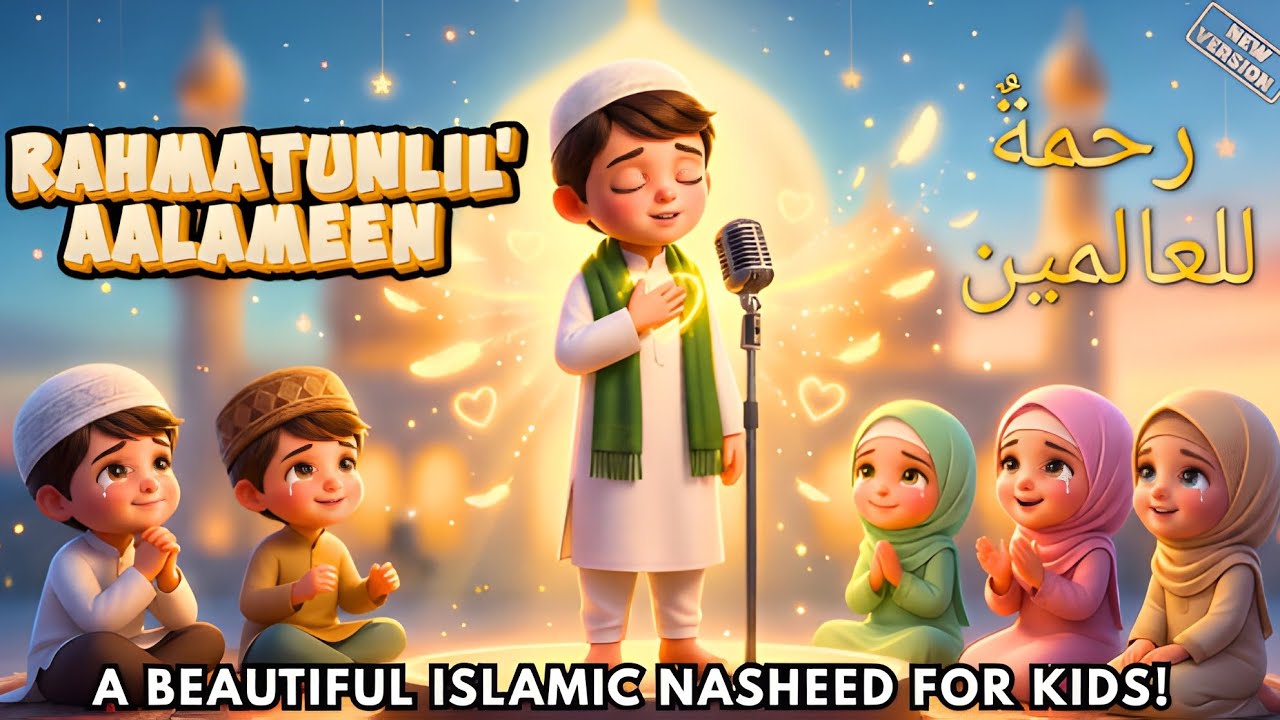 Rahmatun Lil Alameen 💚رحمةٌ للعالمين✨ Beautiful Islamic nasheed for Kids #islam #baby