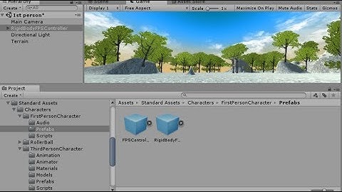 UNITY 3D遊戲實戰教學05-第1人稱控制器，Rosa李承蓉博士教學