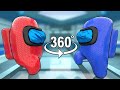 Distraction Dance meme with Animal Voices - Among Us 360° VR