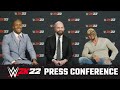 WWE 2K22 PRESS CONFERENCE  - REY MYSTERIO & FULL-FEATURE REVEAL