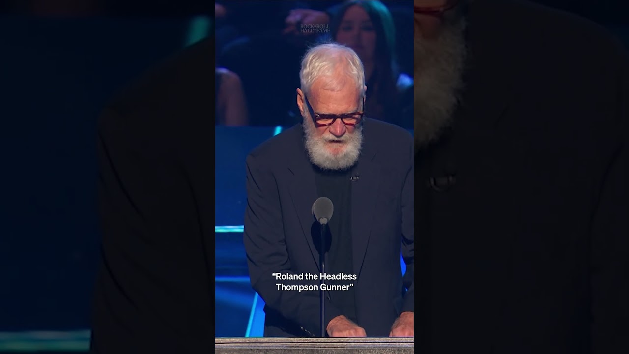 David Letterman Inducts Warren Zevon into Rock Hall