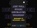 .NET Full Stack Developer Roadmap 2025 in 60 Seconds #codingtips #coding #programminglanguage