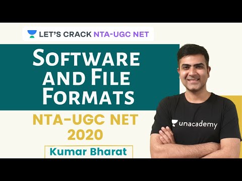 Software and File Formats | Information and Communication Technology | NTA-UGC NET Paper -1