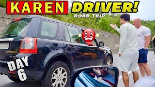 ANGRY KAREN DRIVER CALLS THE *POLICE* (EUROTRIP DAY 6)