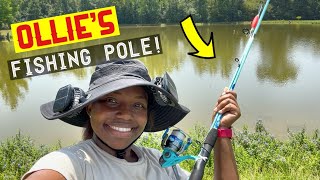 Testing Out New Ollie’s Fishing Pole! (Bluegill & a Surprise!)