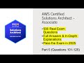 AWS Certified Solutions Architect (SAA-C03) | Real Exam Questions & Answers | Part 5 (Q101 - 125)