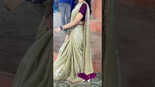 ✨❤️New trendy party wear saree design 2025 | ✨beautiful saree look✨#shorts #youtuber #weddinglooks