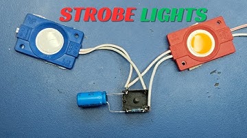 DIY STROBE LIGHTS WITH 12V RELAY