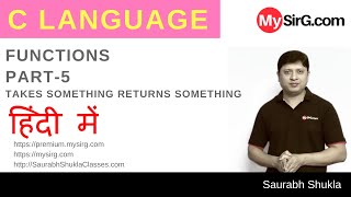 Lecture 9 Functions in C Part 5 Hindi