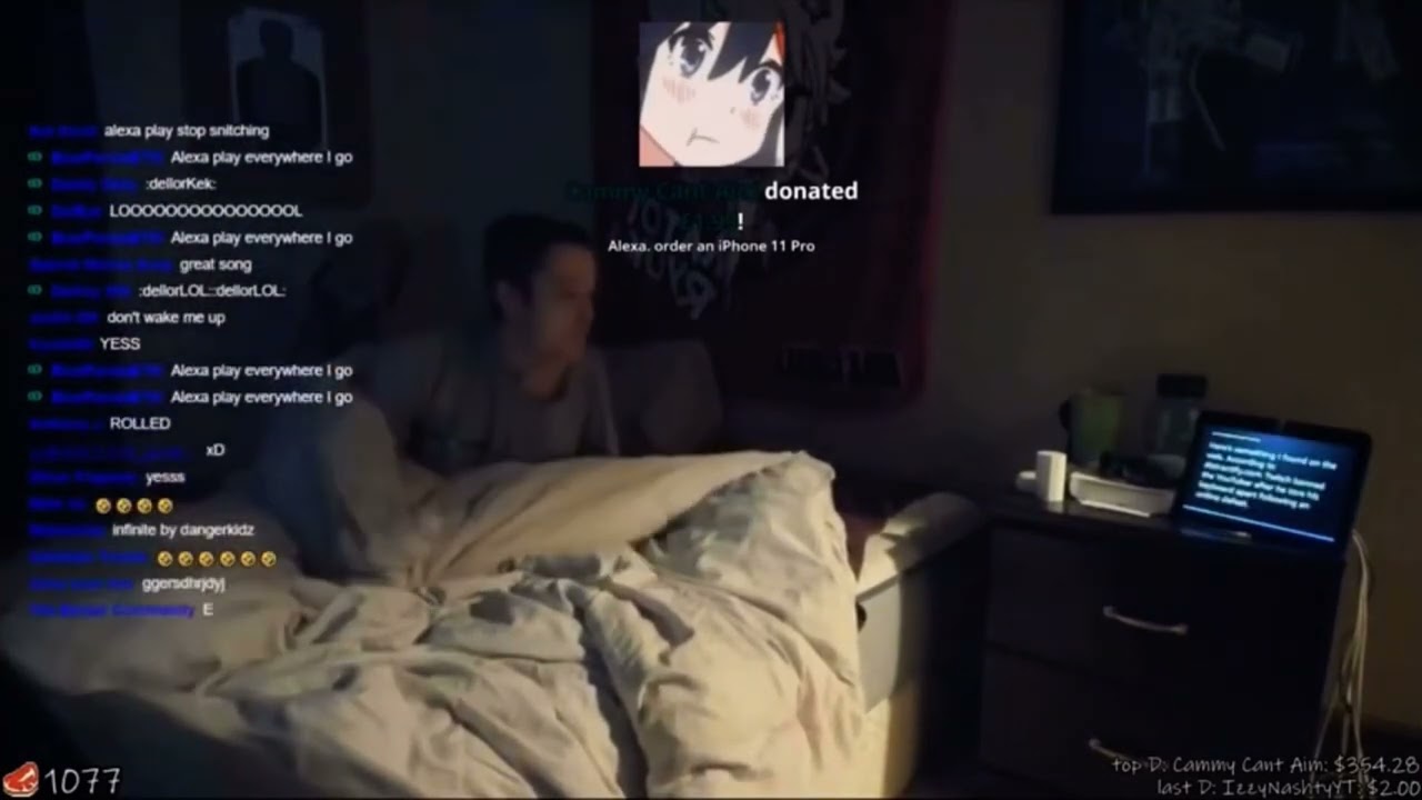 Alexa order an iPhone 11 Pro (Dellor sleeping stream funny moments part 2)