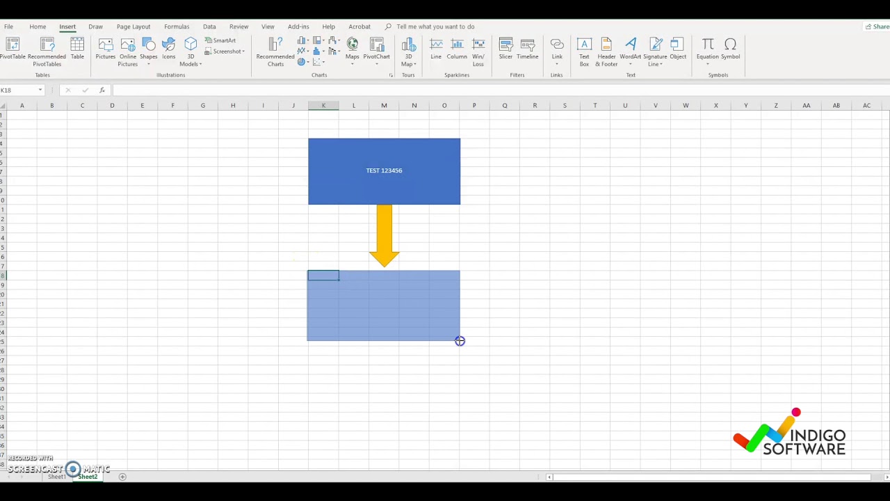 How to Create a Flowchart in Microsoft Excel - YouTube