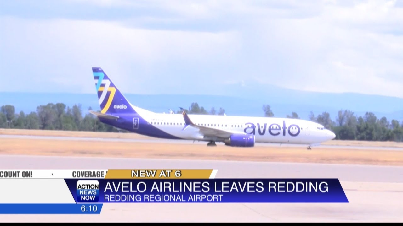 Avelo Airlines to discontinue flight service at Redding Regional