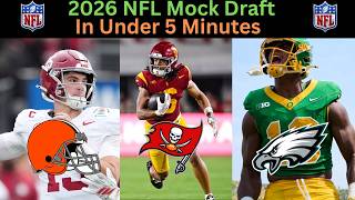 2026 NFL Mock Draft in UNDER 5 Minutes!
