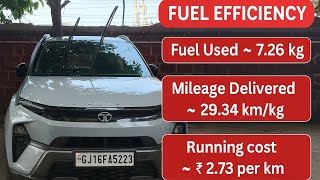 Tata Nexon Cng Mileage Test Amazing Results... Mixed Usage...