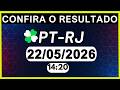 RESULTADO JB - PT-RJ e LOOK-GO 14:20 | 22/05/2026
