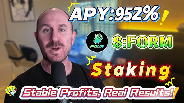 ⚡ Crypto Goldmine! Earned $2,600 in 2 Days Staking FORM – 900%+ APY Super Stable Project! 🔥