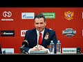 Лига Ставок Большой тур Сборной в Омске. Россия - Белоруссия. Пресс-конференция