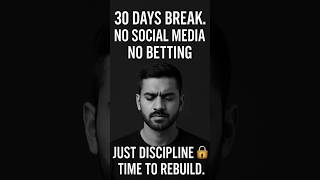 DAY - 1 | 30 Days No Social Media No Betting Challenge | Digital Detox Motivation