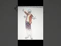 Watch me draw [gojo saturu] in 15 seconds  #animedrawing #animeart #tutorial #animesketch #shorts