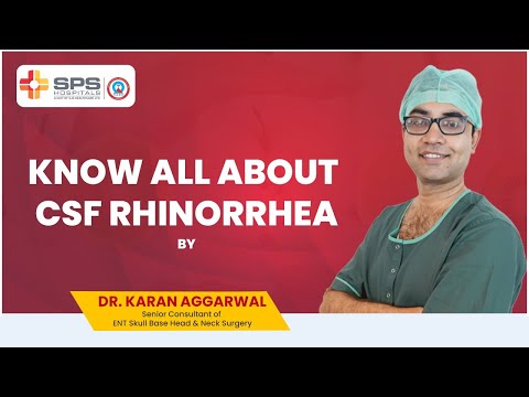 Video: Apakah rhinorrhea csf umum?