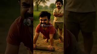 Pawan Kalyan trains Ram Charan#ai #viral #Pawan Kalyan#Ram Charan#baby #shorts #video
