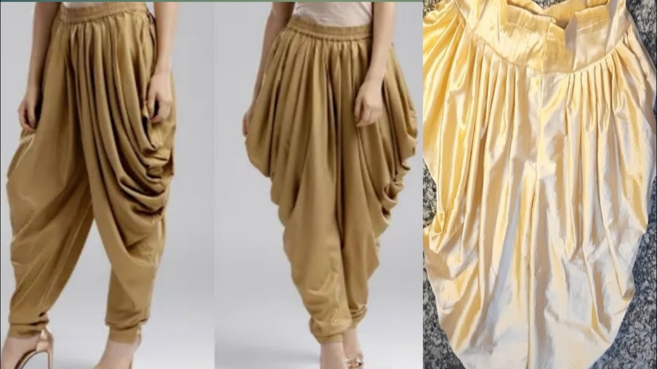 banay dhoti salwar /pant cutting 