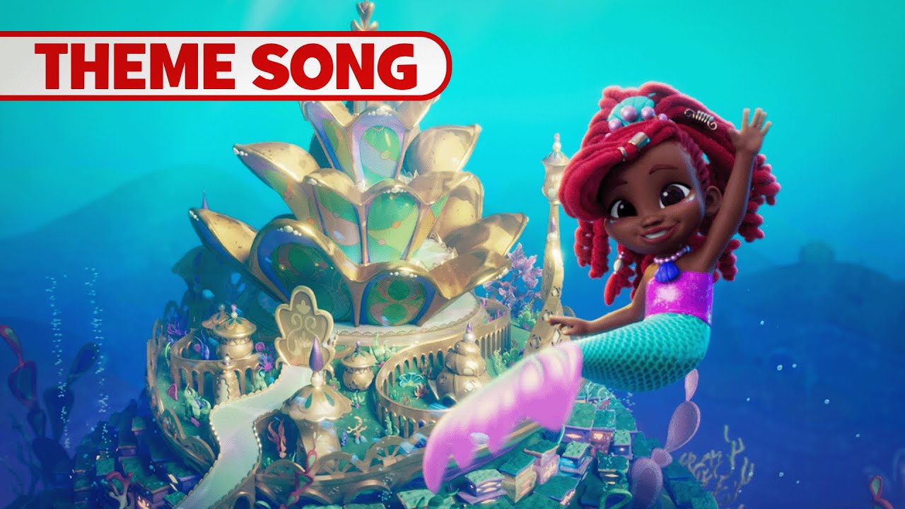 Disney Jr.'s Ariel Theme Song 🎶🧜🏾‍♀️ | NEW SHOW | The