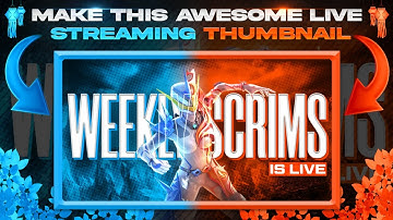 Make This Awesome Live Streaming Thumbnail In Android | Unique Thumbnail Tutorial