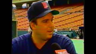 Kent Hrbek Minnesota Twins 1993 Interview w/Jim Kaat talking Kirby, Winfield & more