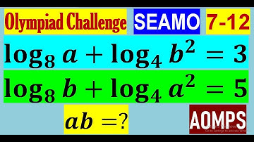 If log_8⁡a+log_4⁡〖b^2 〗=3 and log_8⁡b+log_4⁡〖a^2 〗=5, then find the value of ab.