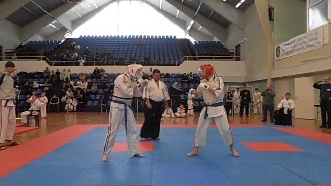 Кубок Самарской области 2012 по косики карате (Ешелькин Алексей, 2 бой ...